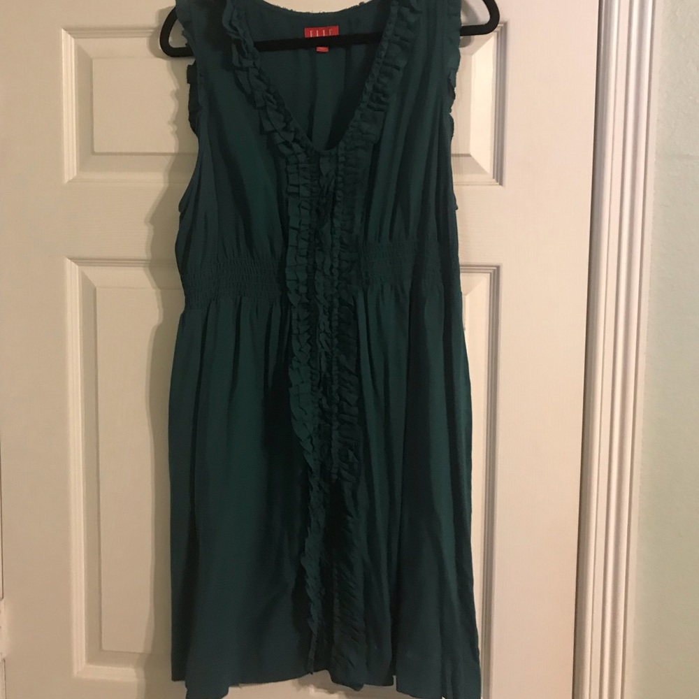 Elle Ruffled Cool and Comfy Work Dress